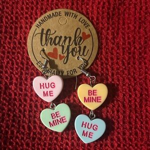 Colorful Heart Earrings